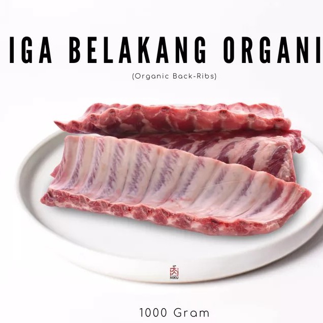 

Baby Back Ribs Organik 1Kg | Daging Babi Fresh & Premium