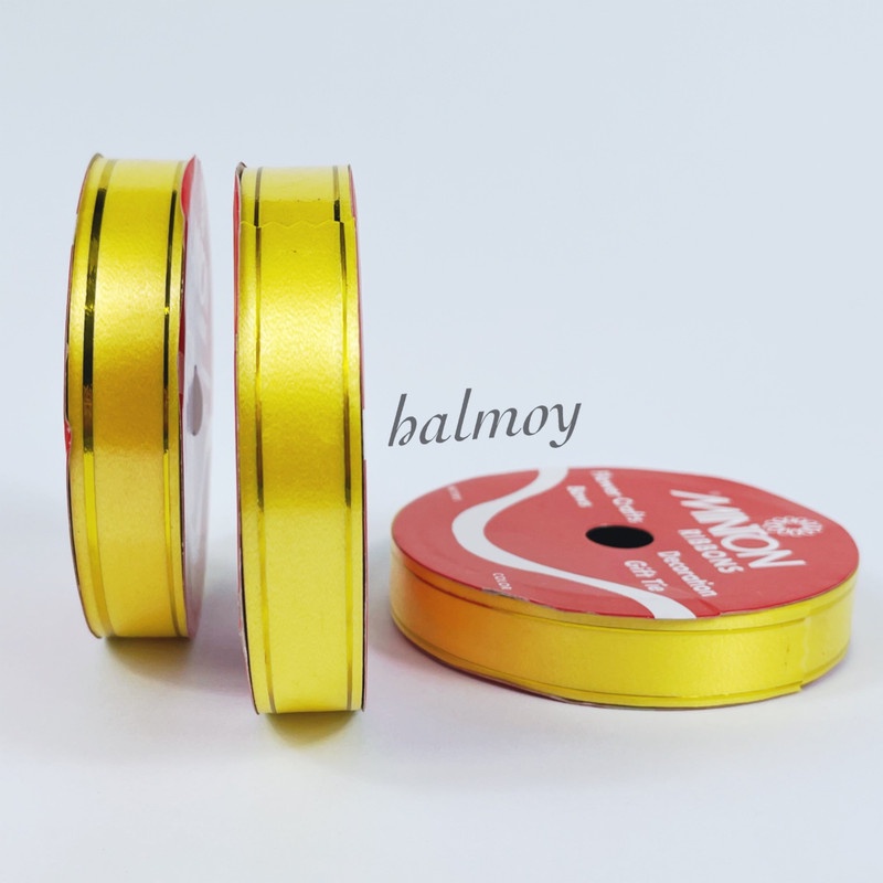 

PITA JEPANG / KADO 3/4 INCI 2 CM LIST MAS KUNING #B20