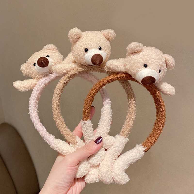 BANDO KOREA ANAK PEREMPUAN WANITA BANDANA BEAR HEADBAND AKSESORIS RAMBUT FASHION IMPORT AK87