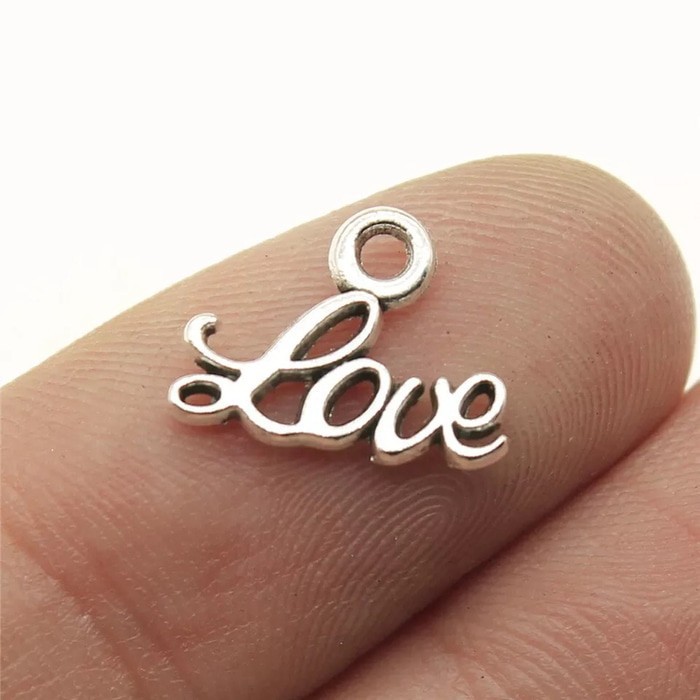 charm love letter sprinkle aksesoris valentine jewelry love letter