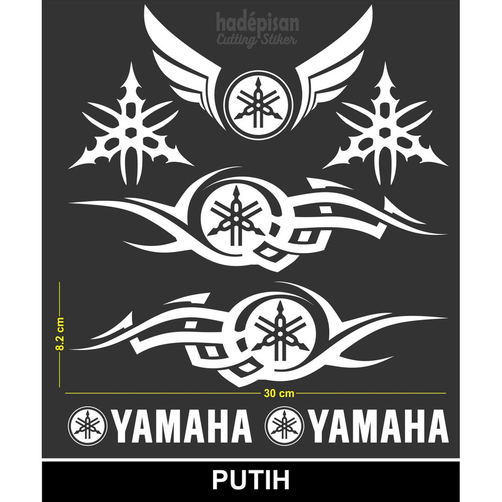 Stiker Motor Cutting Sticker Body Motor Yamaha Tribal Terlaris