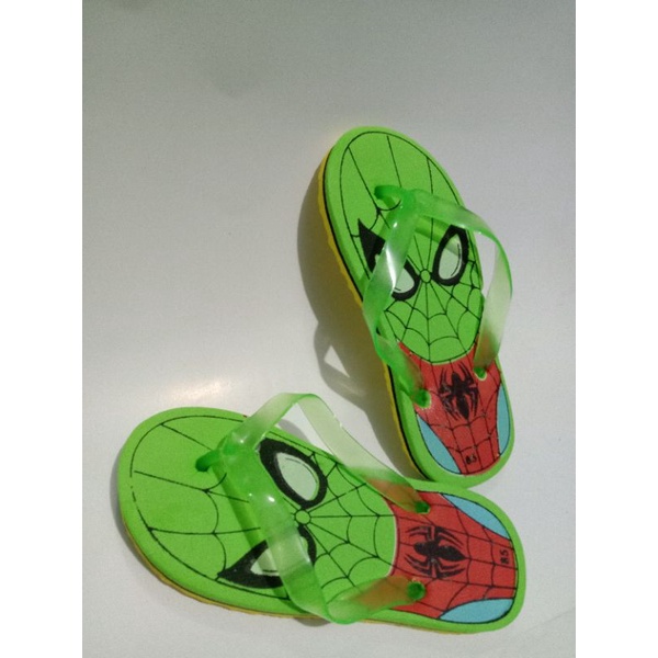 sandal jepit anak _ spidermen _ laba &quot;  ukuran 7,5 / 8 / 8,5