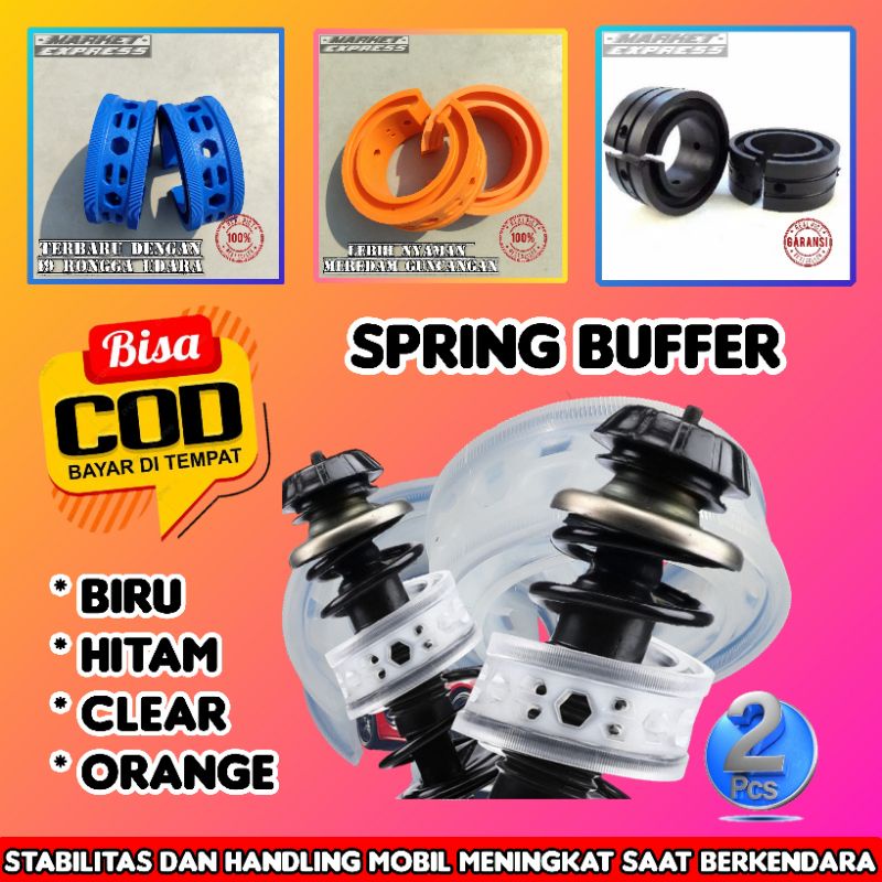 Spring Buffer Toyota Vios Limo Gen1 2003 sampai 2007 Peredam suspensi belakang per paket isi 2pcs da