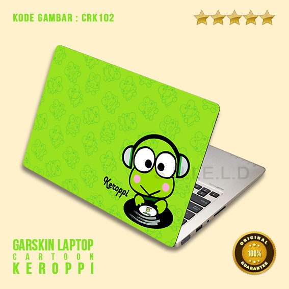 Garskin / Skin / Cover / Stiker Laptop - Cr Keroppi 2