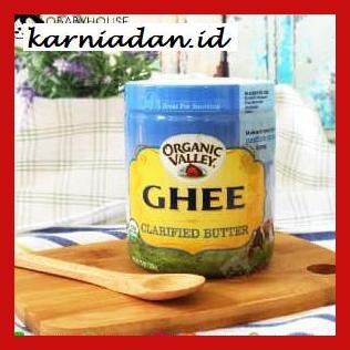 

Rettubagetnem- Organic Valley Ghee Clarified Butter 368 Gram -Asli-Slii.