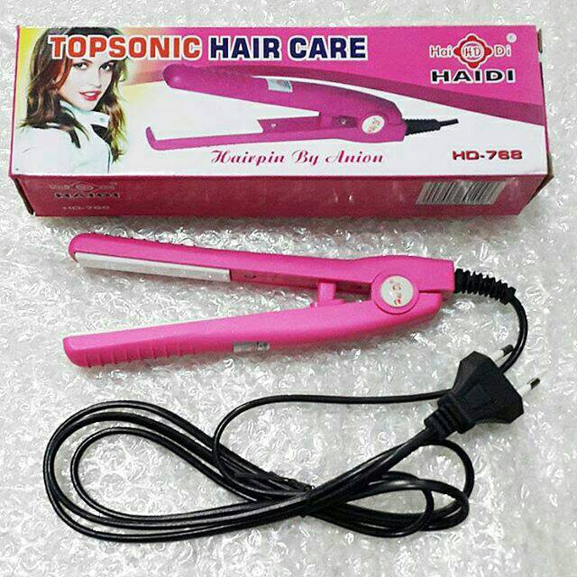 Catok Mini Haidi HD-768 / Catokan Pelurus Rambut Travel