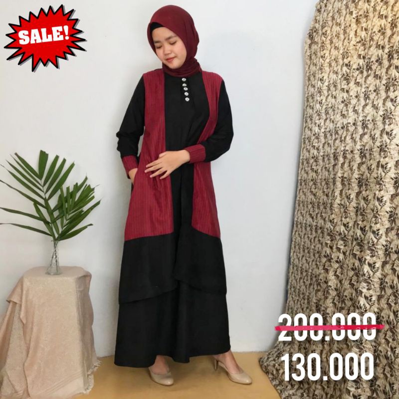 CODORAY DRESS  | baju kantor muslimah | baju casual | gamis murah | dress | sale | baju kerja