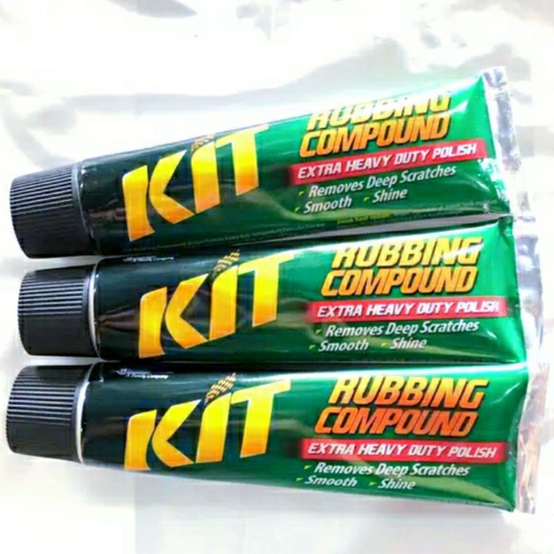 KOMPON COMPOUND + BUSA POLES APPLICATOR PAD PENGHILANG BARET BODY MOBIL MOTOR SCRATCH REPAIR KIT