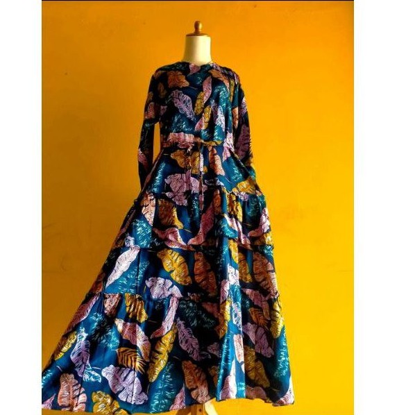 Gamis rayon bangkok maxy dress