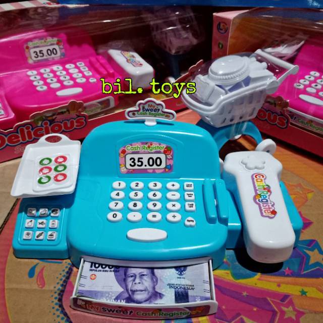 MAINAN MESIN KASIR CASH REGISTER ANAK BESAR