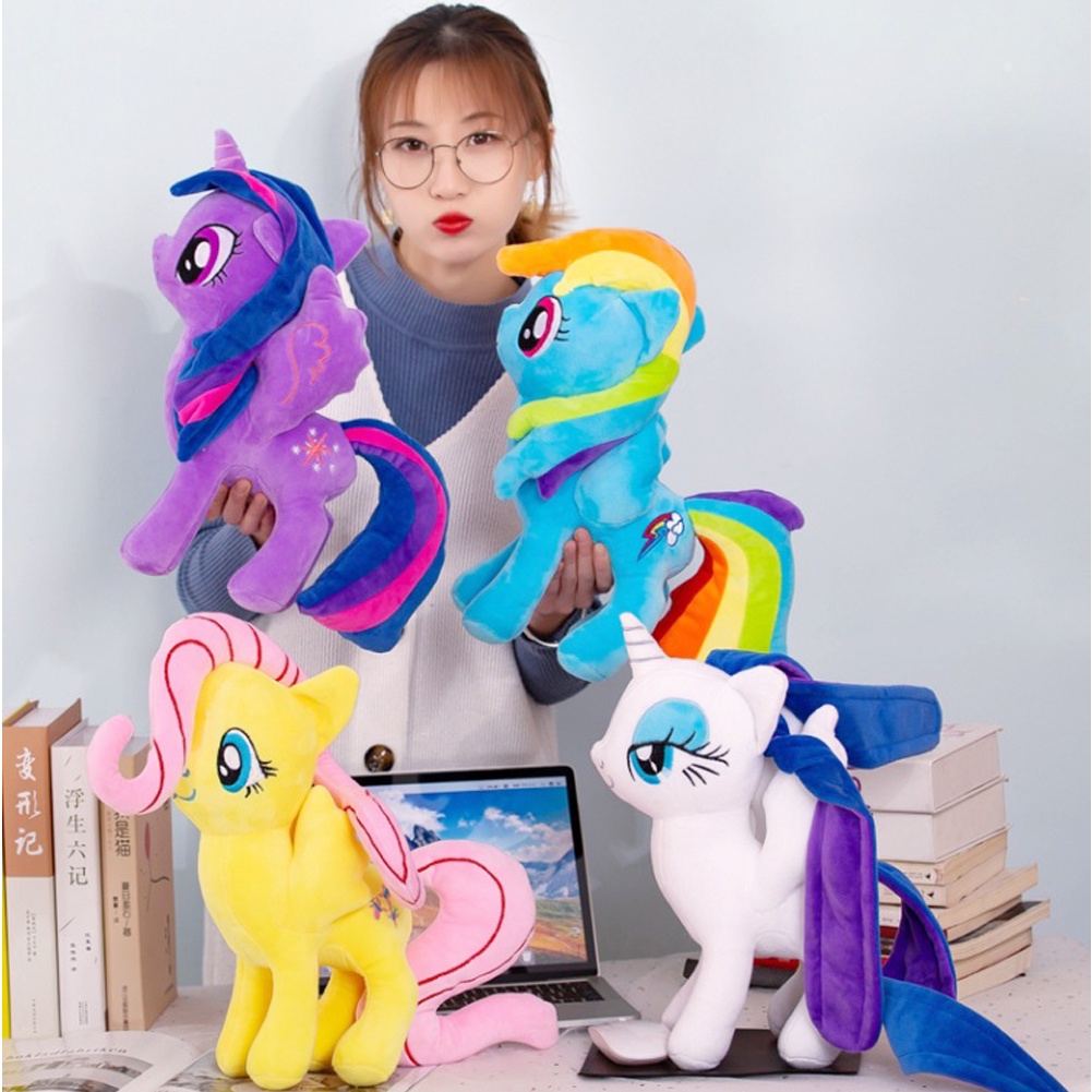 Hw Mainan Boneka Stuffed Plush Kuda Pony Untuk Hadiah Ulang Tahun Anak Perempuan