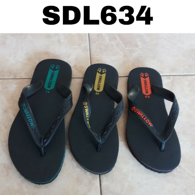 Sandal Swallow Hitam dan Swallow Putih