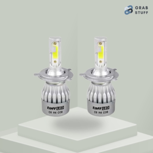 [2 PCS ] Lampu Mobil Headlight LED H4 COB / Lampu Led Mobil H4 Super Terang Lampu Mobil Headlight C6 / Lampu Utama Led Mobil Super Terang Lampu Led Depan Mobil H4 / Lampu Kabut Mobil Led Lampu Mobil Anti Kabut Lampu Led Mobil Depan Anti Kabut Tahan Air