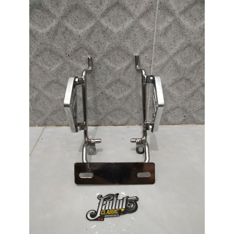 tralis cnc Gl pro megapro cb tiger gl 100 pangkon lampu cnc