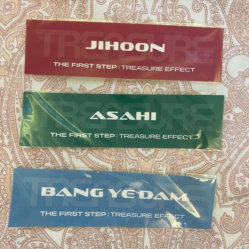 TREASURE The First Step: Treasure Effect Japan Debut Album Official MuMo Benefit Stickers