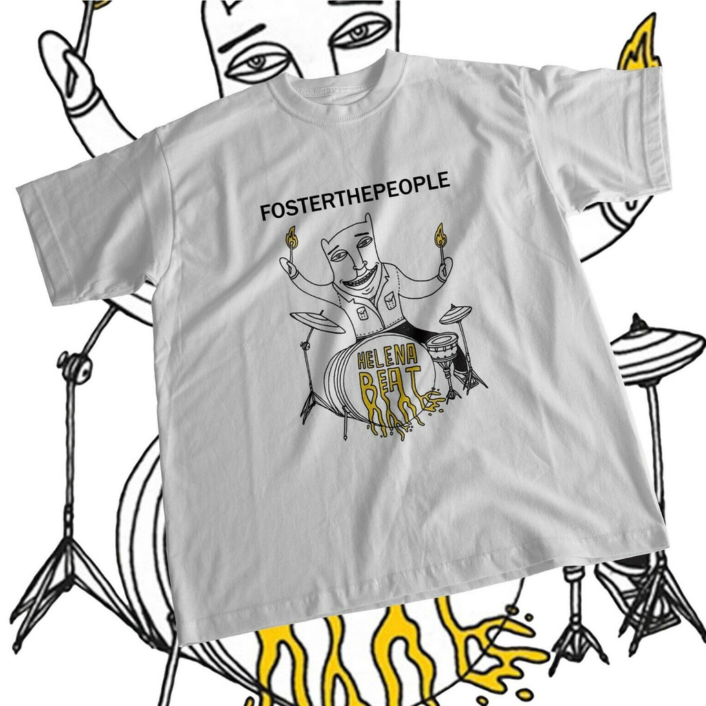 Kaos Foster The People Band HELENA BEAT Tshirt