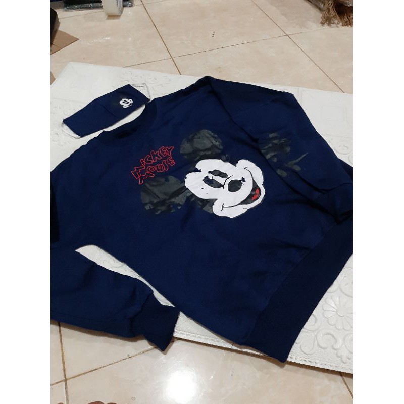 SWEATER MICKEY TEBAL + GRATIS MASKER