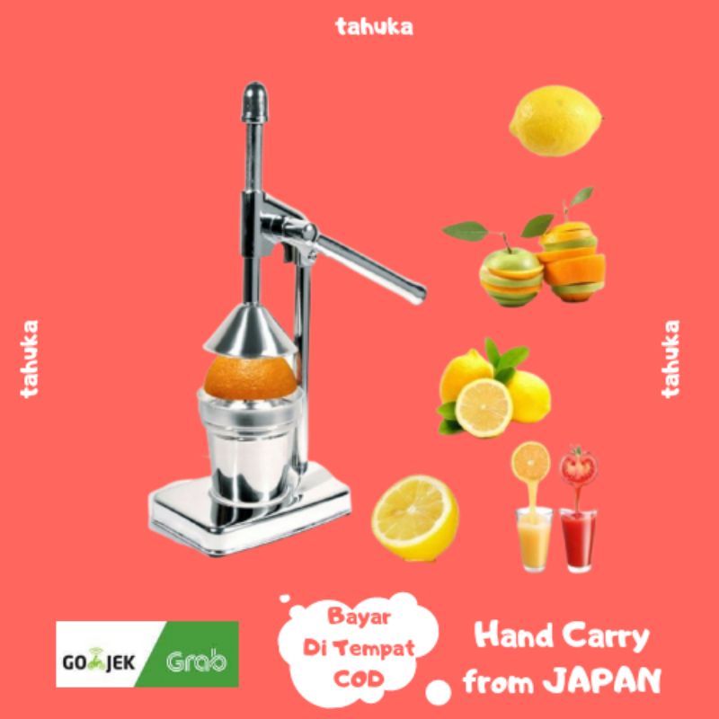 

Alat Pemeras Jeruk Press Manual Silver Peras Jus Buah Stainless Juicer