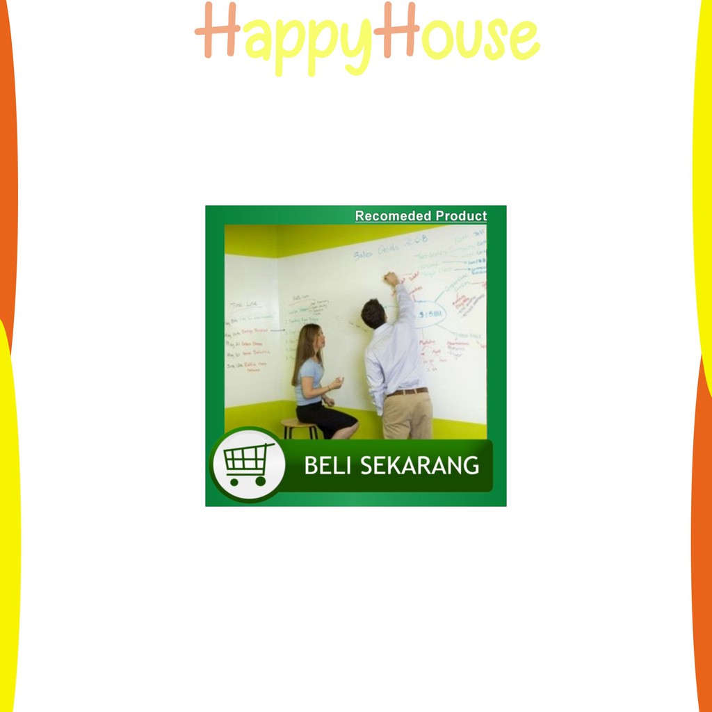 

TERLARIS Stiker Papan Tulis Putih / Whiteboard Sticker / White board Wall