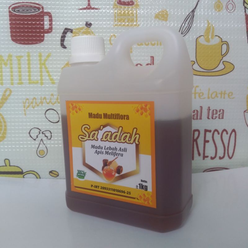 

Madu Asli 1kg Multiflora - Sa'adah