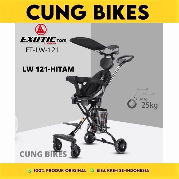 Magic Stroller Exotic Bisa Bulak Balik Kereta Dorong +Kanopi LW 121 LW120 BONUS kartu UCAPAN