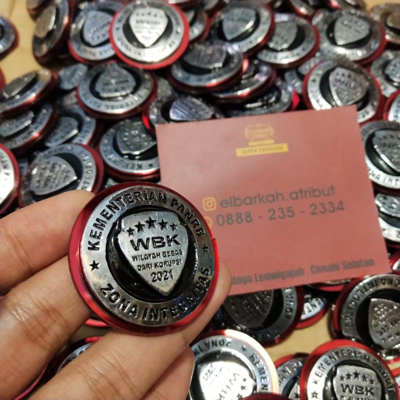 PIN WBK KEMENTRIAN PANRB ZONA INTEGRITAS TERBARU MAGNET AKRILIK #1