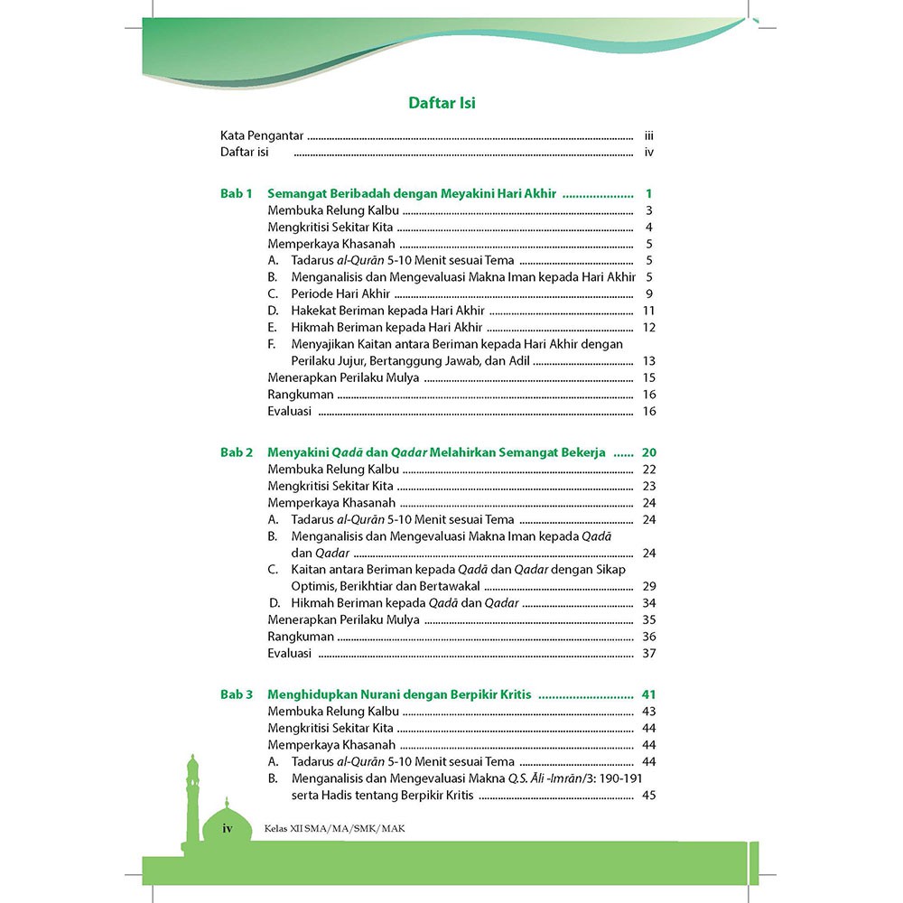 Buku Pendidikan Agama Islam Sma Kelas 12 K13 Revisi 2018 Shopee