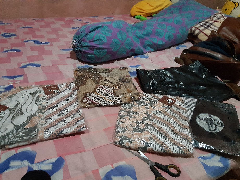 Tey-17 Batik Wanita Asj Sa Hrb026 Kenongo Kemeja Tosca Pendek