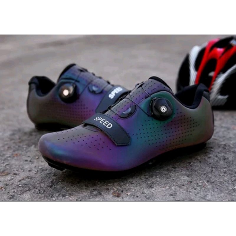 Speed Sepatu Sepeda Non Cleat Sepatu Gowes Non Cleat Cycling Shoes