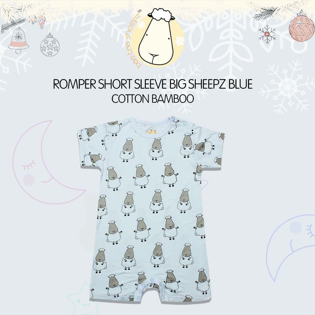 BaaBaaSheepz Bamboo Short Sleeve Romper