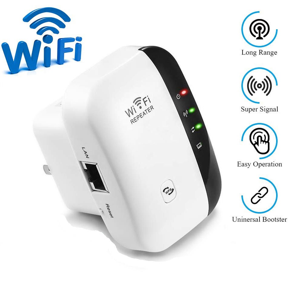 Wireless-N WiFi Repeater 300Mbps Router Wireless Access Point Penangkap Penyebar Sinyal Wifi