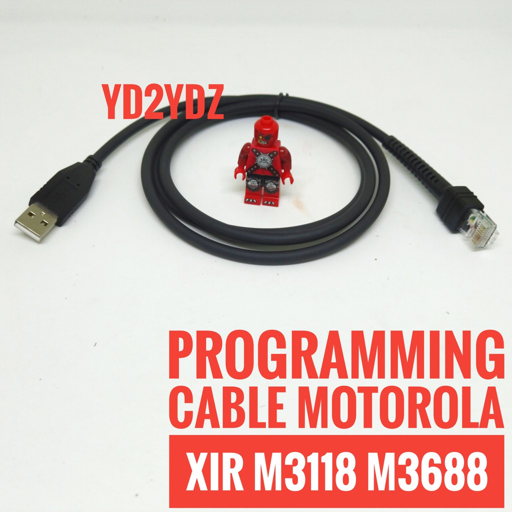 kabel usb program rig motorola mototrbo xir m3188 m3688 programming data cable m6620 m3988 3188 3668