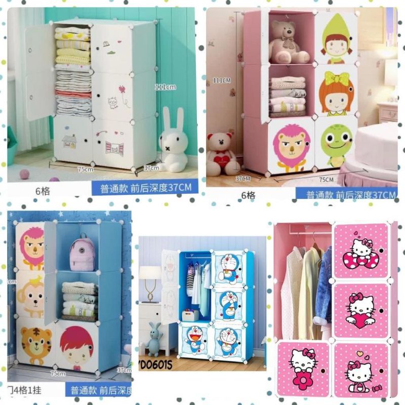 LEMARI KARAKTER 6 PINTU