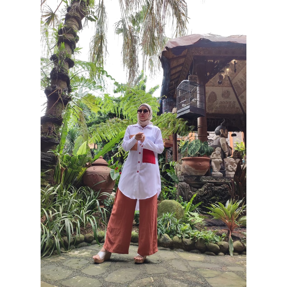 Nadia Kulot | Celana Kulot Crinkle | Kulot Linen