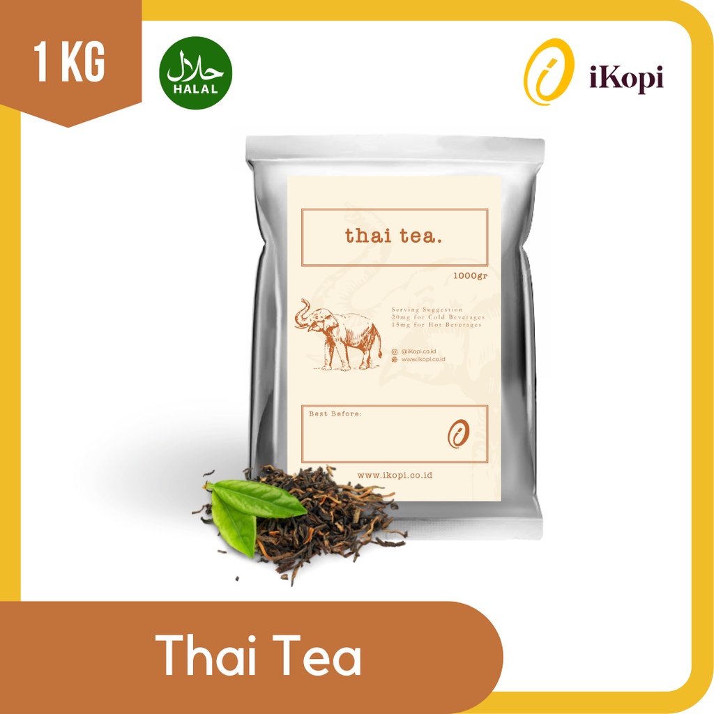 

iKopi Bubuk / Powder Minuman Rasa Thai Tea 1 kg Siap Seduh