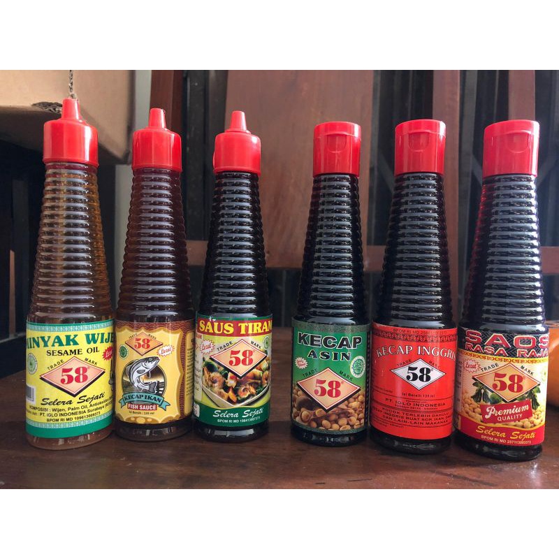 

Aneka Saos dan Bumbu Cap 58 135ml HALAL MUI