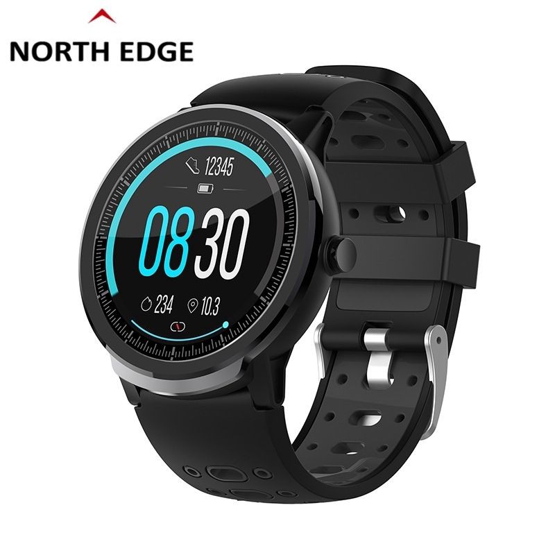 North Edge Type N21 Smart Watch Bluetooth Android IOS Dengan Pengukur Detak Jantung