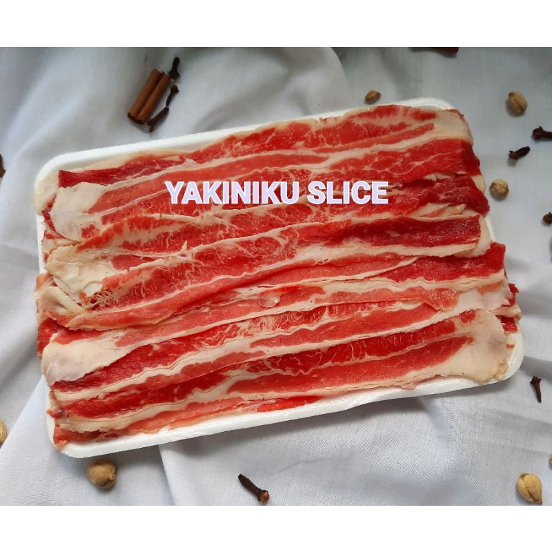 Daging Yakiniku Slice 500gr (Shortplate Australia)