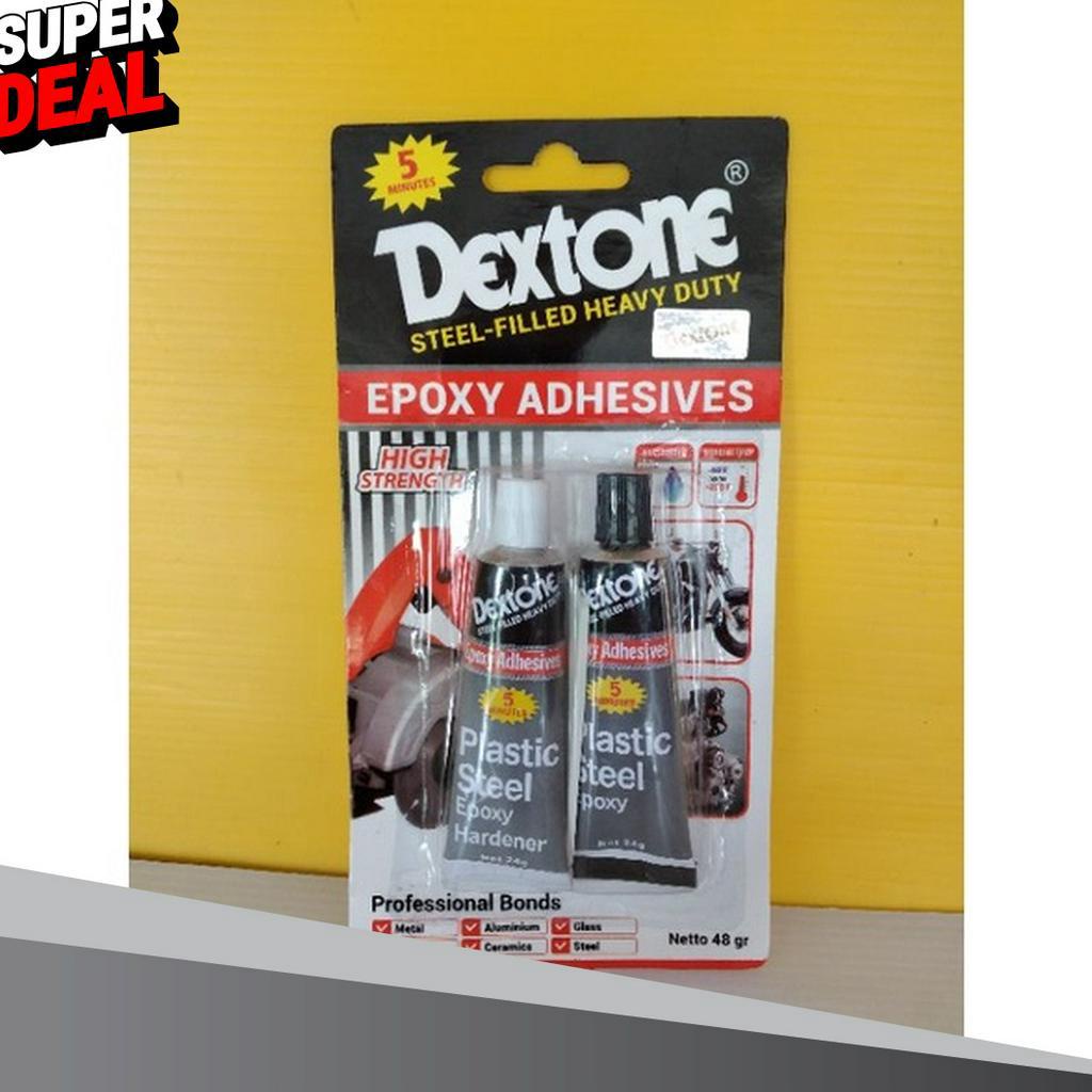 

SPESIAL lem besi dextone 5 menit lem epoxy lem campur 48gram