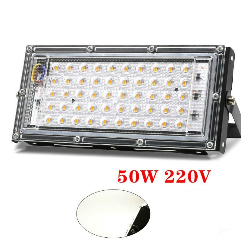 Lampu Sorot Flood Light Waterproof 4500 Lumens 50W Cool white 6500K A8