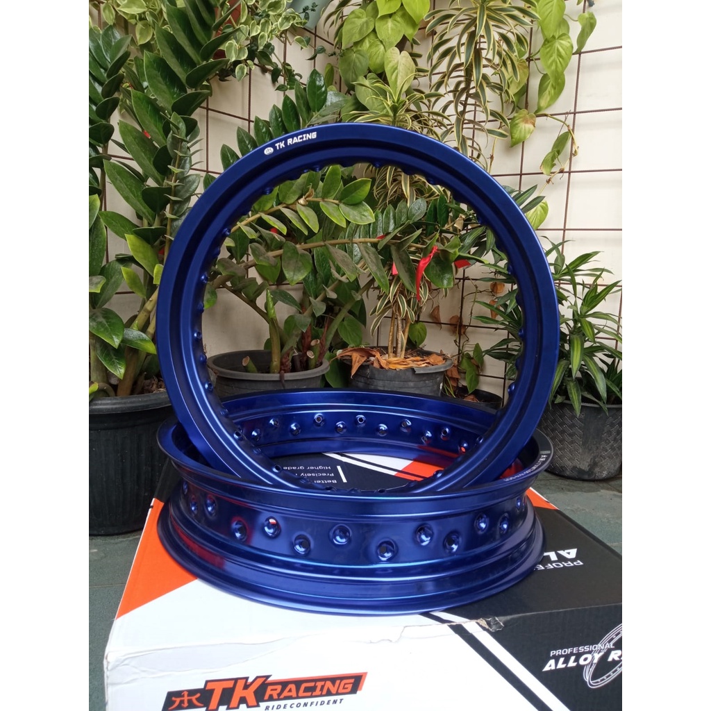 VELG SUPERMOTO TK RACING RING 17 300/350 HOLE 36 - VELG TK RACING RING 17 300/350 HOLE 36 BLUE RED O