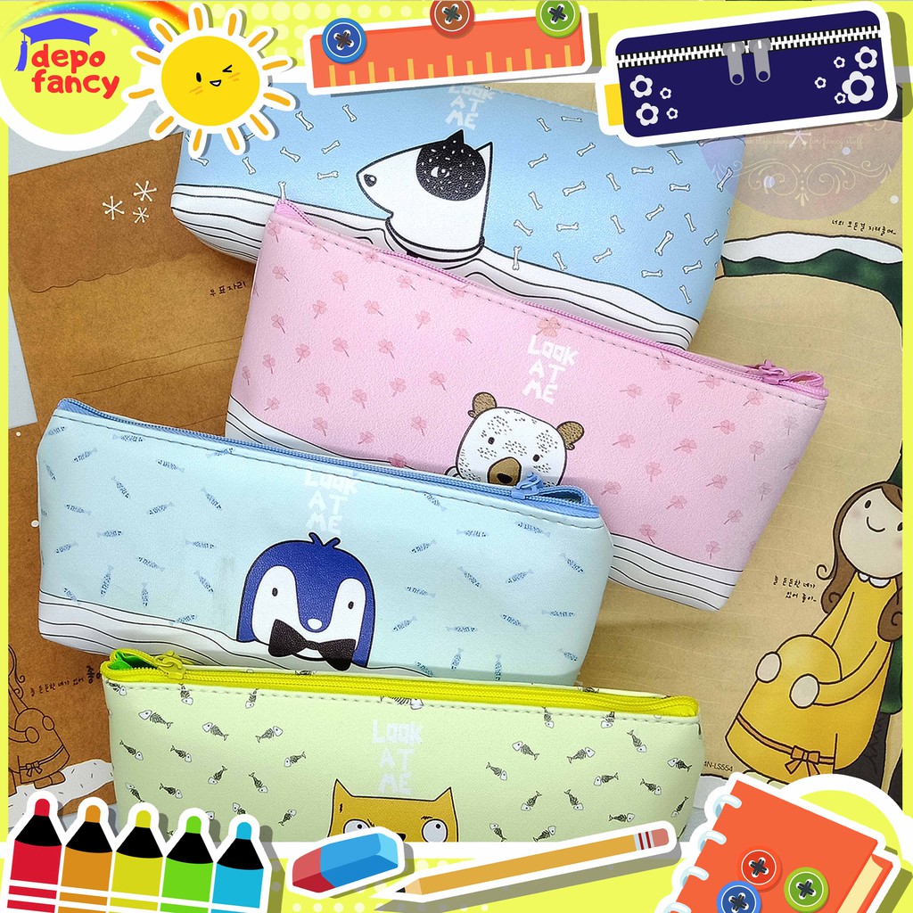 

Tempat Pensil Pencil Case Kotak Resleting 21319-6