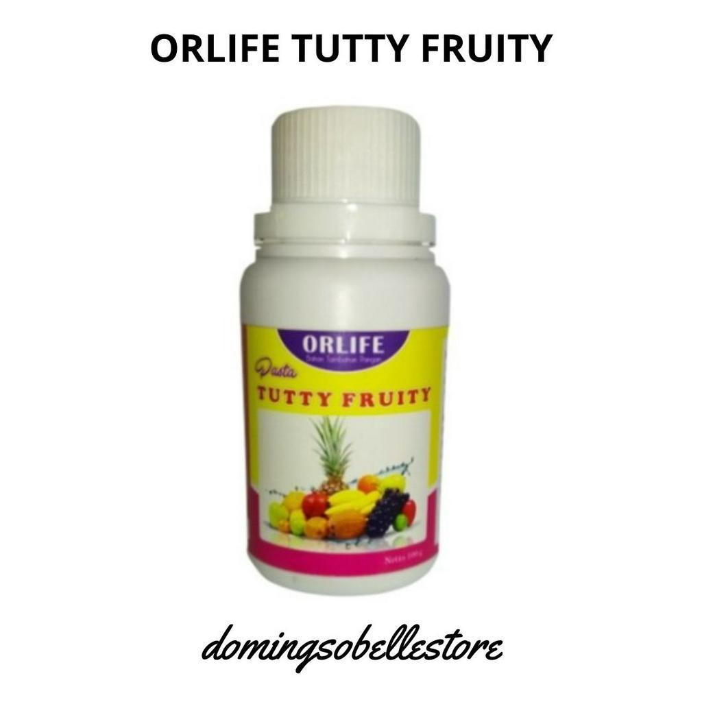 

✅domingsobellestore [ COD ] ORLIFE PERISA ES RASA TUTTY FRUTY || Pasta Minuman Tutty Fruty 100 Gram Orlife