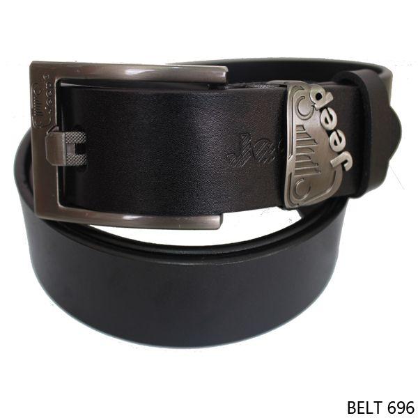 Ikat Pinggang Jarum Semi Kulit Hitam Jeep - BELT 696