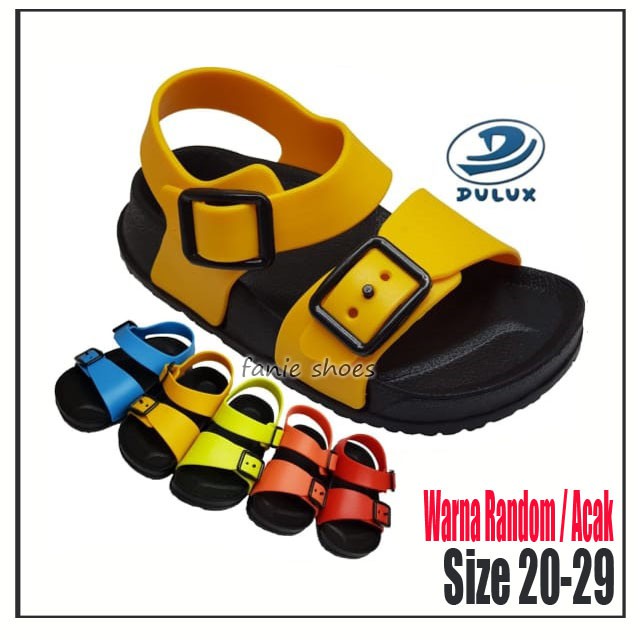 Dulux Let 20-29 / Sandal Sepatu Anak Balita Tali Belakang Laki