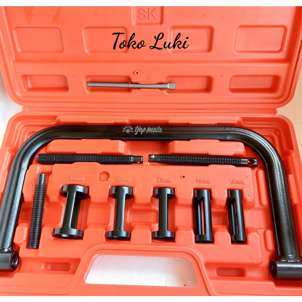 Treker Klep Tjap Mata isi 10 pcs Valve Spring Compressor