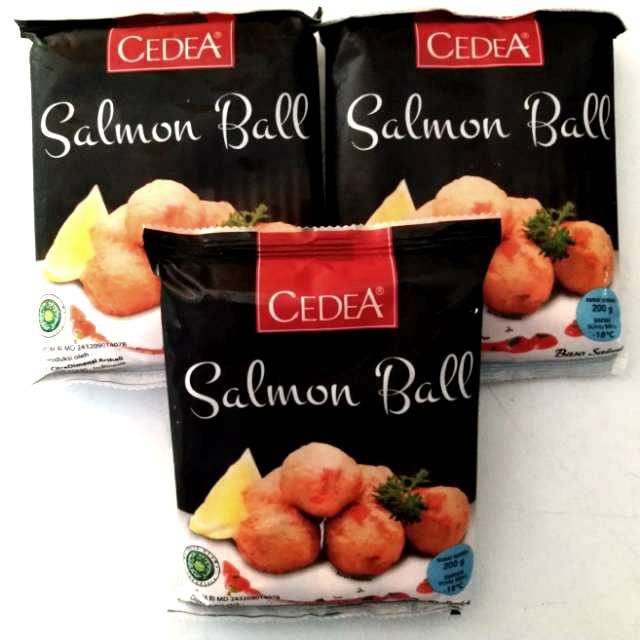 

cedea salmon ball / bola ikan cedea / 200gr