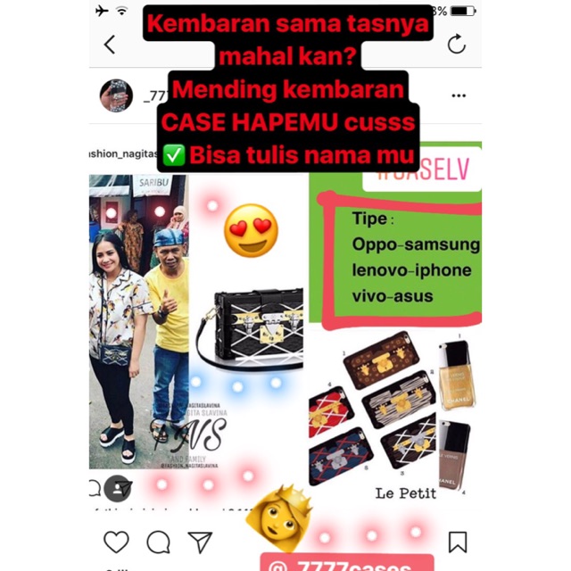 LV petite CASE custom