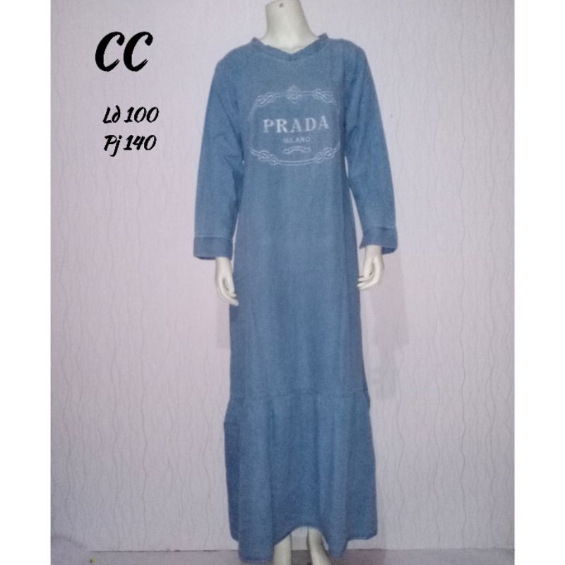 gamis jeans wash