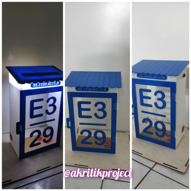 BOX AKRILIK METERAN TOKEN LISTRIK